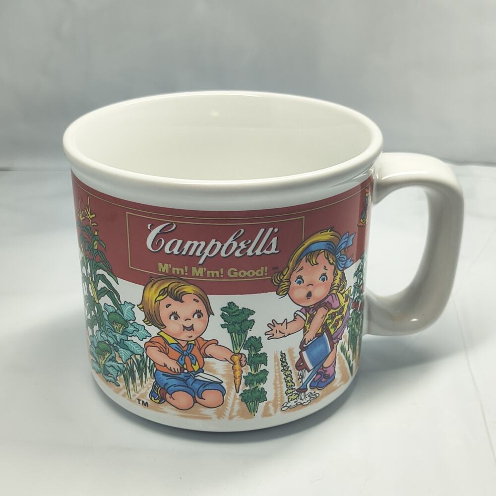 Vintage Campbells Soup Mug 1993 Mm Mm Good-Kids Eating Cup Bowl by Westwood